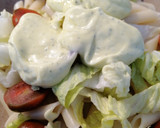 Foto del paso 6 de la receta: Ensalada marinera de pasta con mayonesa de hierbabuena