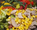 অয়েল ফ্রী চিকেন স্যালাড(oilfree chicken salad recipe in Bengali) রেসিপি ধাপ - 2 ছবি