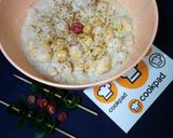 A picture of step 6 of Sweet Dahi baday.