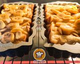 Gambar langkah 7 resipi Puding Roti Madu.