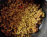 A picture of step 4 of Mung bean usal.