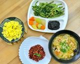 Hình bước làm 5 của món Rau củ băm xào chay