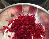 A picture of step 1 of Beetroot Raita.