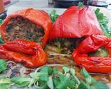 Foto del paso 6 de la receta: Pimientos al horno rellenos de carne, champiñones y verduras