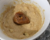 Foto del paso 4 de la receta: Mug cake integral de banana con ❤ de dulce de leche (saludable!)