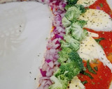 Foto del paso 4 de la receta: Pizza arcoiris vegana