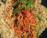 A picture of step 9 of Veggie Packed Chow Mein.