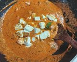 A picture of step 4 of Kadai Paneer.