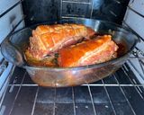 Foto del paso 3 de la receta: Panceta agridulce con durazno