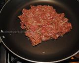 A picture of step 4 of Iranian pan kebab (kebab tabei کباب تابه ای).