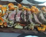 Foto del paso 6 de la receta: Carne al horno con colchón de verduras