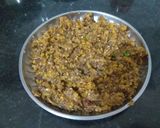 A picture of step 9 of Tuvar stuffed kachori.
