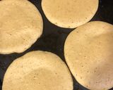 A picture of step 3 of Brown rice oat orange pancakes.