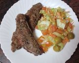 Foto del paso 2 de la receta: Hígado a la plancha con ensalada