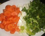 Foto del paso 1 de la receta: Sopa crema de verduras