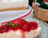 Foto langkah ke 4 dari resep Cheesecake Strawberry 🍓.