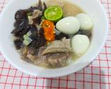 Cara Membuat Bihun Daging Jamur Kuping Kuah Bakso 5