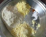 A picture of step 1 of Gujarati meethi Thepla with Achaare Chutney.