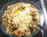 Foto del paso 3 de la receta: Hamburguesas de arroz con vegetales rellenas