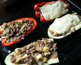 Foto del paso 5 de la receta: Pimentón y Calabacín rellenos