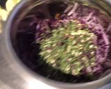 Une image de l'étape 6 de Salade bicolore de chou rouge,oignon de roscoff et scarole.