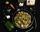 A picture of step 12 of Mix Veg in White Sauce.