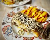 Foto del paso 5 de la receta Bacalao con mango y gulas