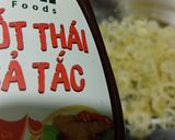 Hình bước làm 1 của món Râu bạch tuộc sốt Thái