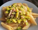 Foto del paso 4 de la receta: Repollos de Bruselas con panceta y crema