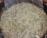 A picture of step 6 of Pizza (chicken pizza with spinach).