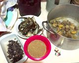 A picture of step 1 of Juteogbono Soup(ewedu/ogbono) 1.