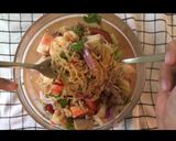 A picture of step 3 of 🧑🏽‍🍳👩🏻‍🍳Mama TomYum Salad •Yum Mama • Instant Ramen Noodle Salad Recipe |ThaiChef Food🌶🥬.