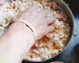 A picture of step 6 of Tirunelveli sweet puttu.