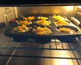 Tojásos-spenótos-kecskesajtos zabmuffin recept fázis 6 fotója
