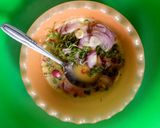Foto langkah ke 5 dari resep Telur dadar kacang panjang daun jeruk.