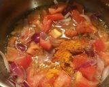A picture of step 6 of Chicken spinach Curry 🍗🌿🍜.