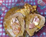 Foto del paso 3 de la receta: Colita cuadril rellena con jamón crudo, jamón cocido y queso