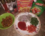 A picture of step 3 of Chicken tikka Macroni.