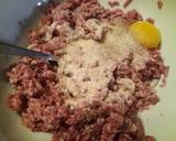 Speck and Parmesan meatballs with butter roasted potatoes recipe step 1 photo