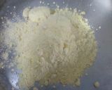 A picture of step 1 of Coconut gatta curry.