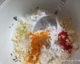 A picture of step 1 of Jhatpat palak pakoda.