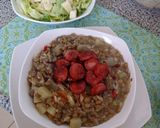 Foto del paso 7 de la receta: Lentejas con vienesa
