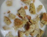 Foto del paso 1 de la receta: Budín🥧 de pan sin huevo, sin lácteos y sin horno🍮🍯🥐