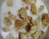 Foto del paso 1 de la receta: Budín🥧 de pan sin huevo, sin lácteos y sin horno🍮🍯🥐