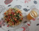 A picture of step 8 of Bhel & Orange Juice.
