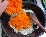 Foto del paso 3 de la receta: Conchas de pasta rellenas en tres tipos ! Cangrejo, vegetales, champiñones y tocino