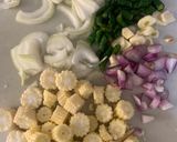 Foto langkah ke 1 dari resep Cumi baby corn lombok ijo.