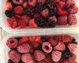 A picture of step 1 of Berry boxes!!.