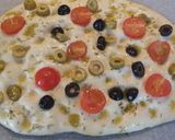 Foto del paso 5 de la receta Focaccia de cherrys y aceitunas