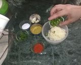 A picture of step 1 of Wrapped Chilli Bites.